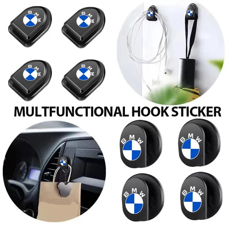 BBII7 2pcs Car Air Vent Hook USB Cable Headphone Storage Hooks For BMW Performance X1 M3 M6 F01 F02 E34 E36 E60 F10 F20 X6