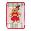 Christmas Refrigerator Handle Covers Gingerbread Man Kitchen Appliance Handle Covers for Fridge Door Holiday Home Office Decoration