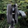 6cm Ram Support Compatible 1 Inch 25mm Ball Mount Double Socket Short Arm Frame Ball Holder Motorcycle Moto Hinged Ram Mount