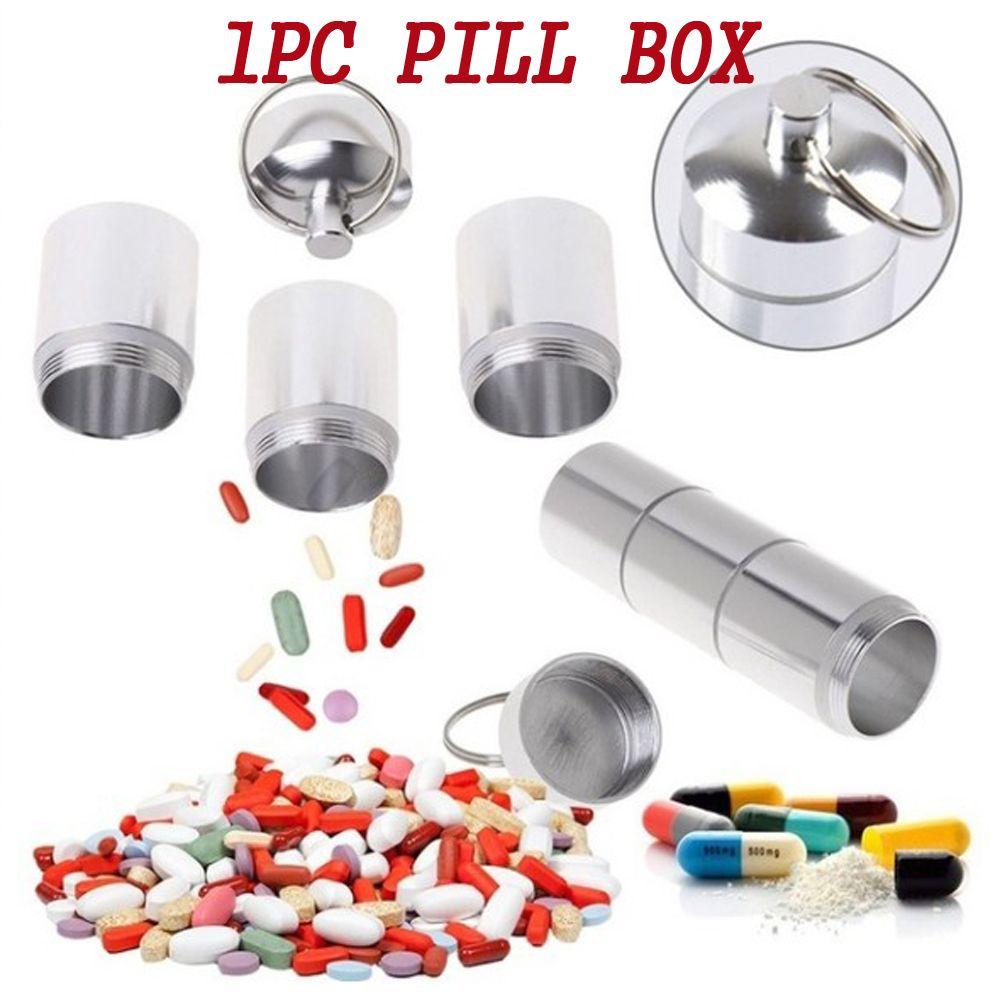 Capsule Shape Pill Case Pocket Pill Bottle Pill Container Pill Case Organizer Box Pill Box