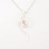 Pink Cat's Eye Gemstone 925 Sterling Silver Jewelry Handmade Pink Stone Pendant PP-42-48