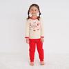 MIKIHOUSE HOT BISCUITS Loungewear for Boys and Girls, Red, Size 100cm, 73-7302-497