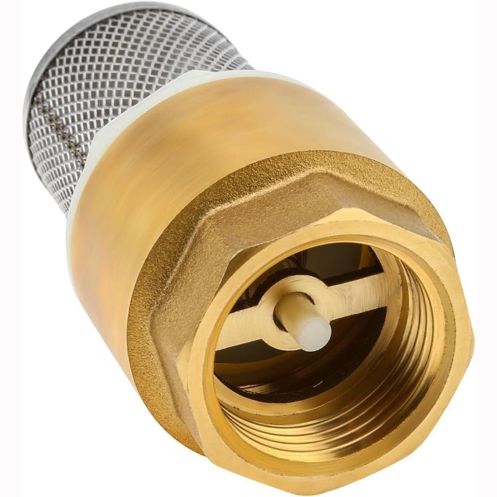 Латунный ножной клапан 1/2" 3/4" 1" Обратный клапан Прочный донный клапан