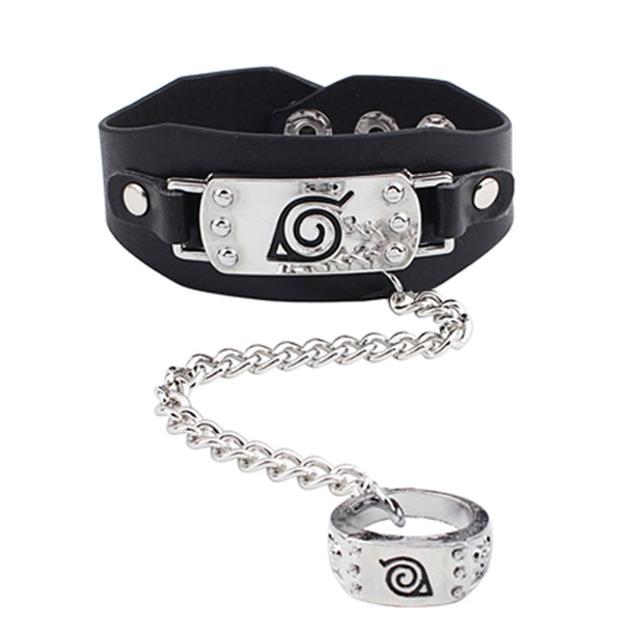 Аниме Наруто браслет и кольца фигурку аксессуары для косплея Узумаки Хатаке Какаши реквизит ювелирные костюмы крутая игрушка в подарок