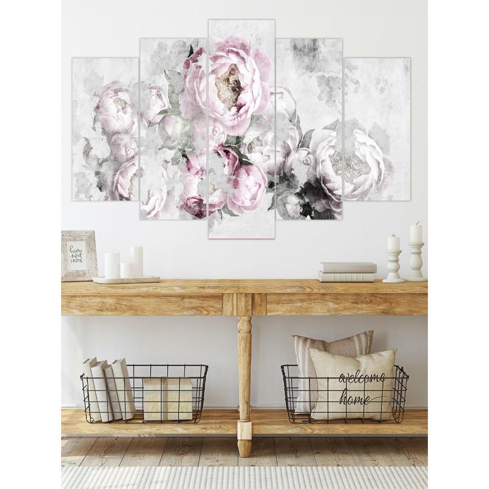 Модульная настенная роспись из 5 частей «Фантастический мир», настенное украшение, картина на холсте, украшение для семейной гостиной