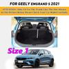 Водонепроницаемый коврик в багажник автомобиля с 3D-дизайном для GEELY Emgrand S 2025. Индивидуальные автомобильные аксессуары, украшение салона автомобиля.