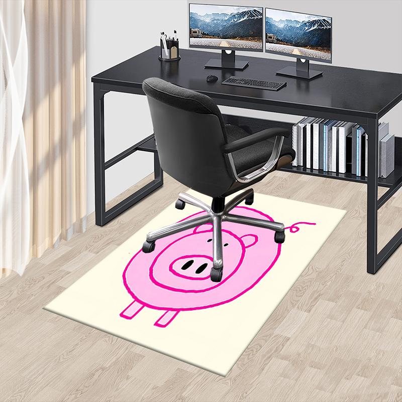 1PC piggy Anti-slip carpet, suitable for Office, bedroomand playrooms. It can also be used as a sofa footrest cover-W57