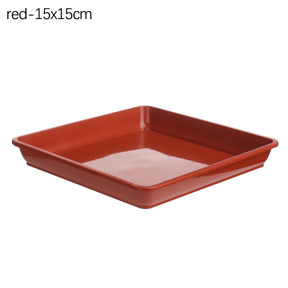 1Pcs Heavy Duty Durable Square Plastic Tray Saucers Indoor Outdoor Drip Trays Plant Saucer