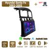Android Carplay автомобильное радио для Hyundai Santa Fe 2002-2005 мультимедийный проигрыватель головное устройство стерео GPS навигация BT WIFI 4+64 ГБ