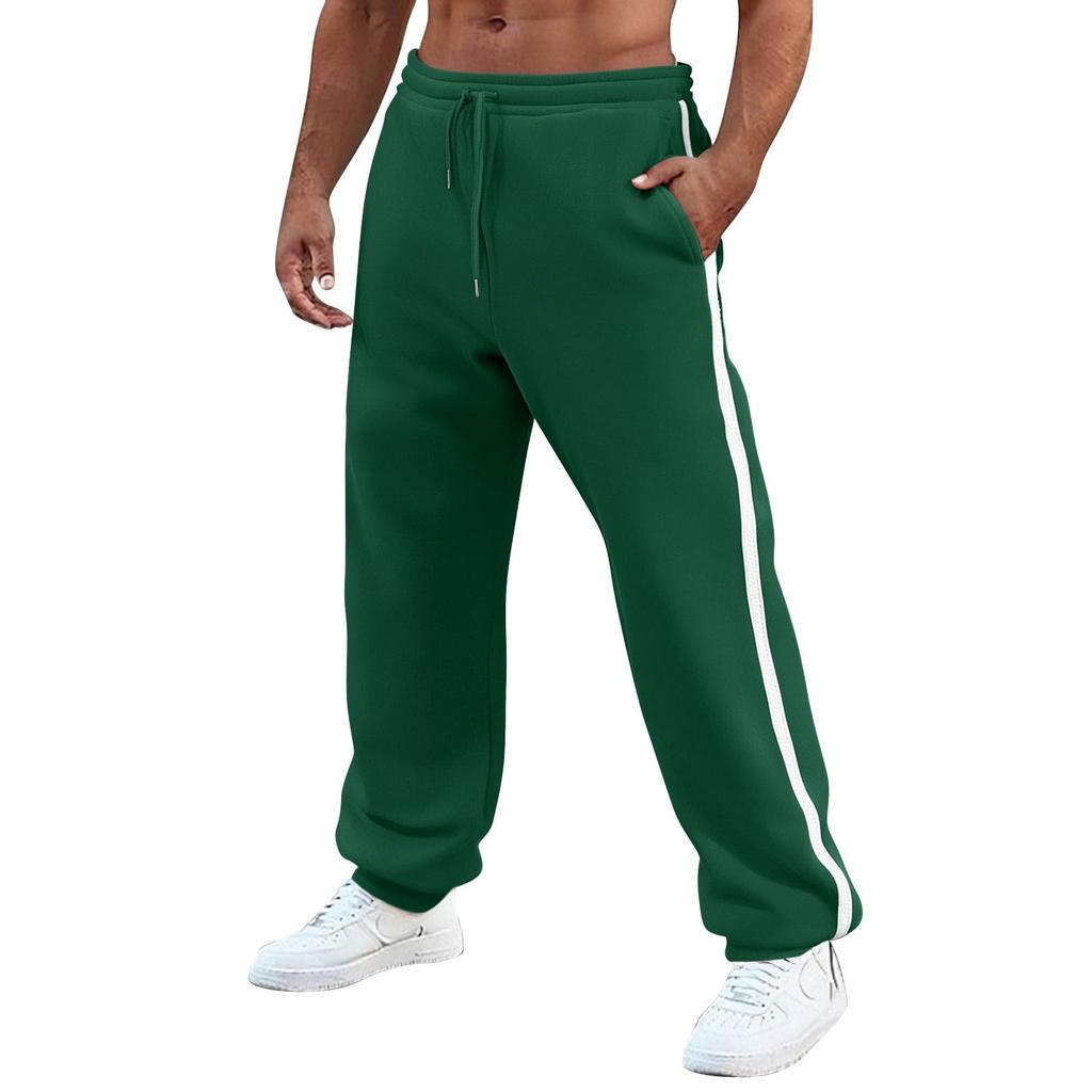 Men Trendy Fahion Drawstring Baggy Pant Casual Running Sweatpants