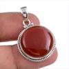 Натуральный красный оникс, драгоценный камень, кулон ручной работы из твердого серебра 925 пробы, 1,25 дюйма, y1a85