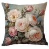 Новая Ретро Наволочка с Пионом, Домашняя, для Диванной Подушки