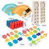 Montessori Number Block Montessori Math Toy Counting Toy  Early Educational Toy