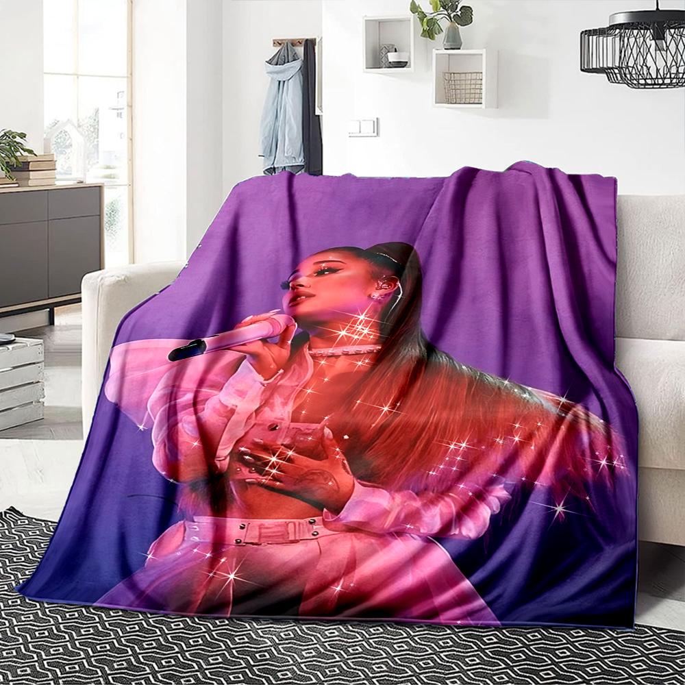 Ariana Grande Performance Blanket Soft Throw Blanket For Home Bedroom Bed Sofa Travel Office Solid Christmas Blanket