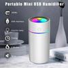 320ml USB Mini Humidifier LED Night Light Spraying Diffuser for Home Office Car