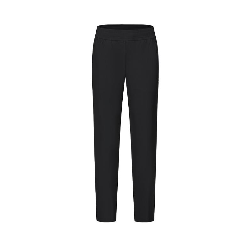 New FILA Knitted Sweatpants Women's Black A51W421608ABK