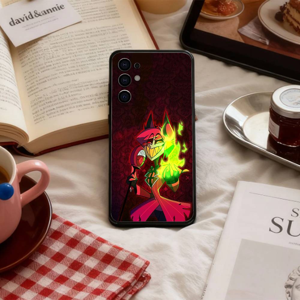 COOL H-HazbinS H-Hotels A-AlastorS Phone Case For Samsung S 25,24,23,22,30,21,10,9,Ultra,Plus,Lite,FE,4,5 G Soft Black Case