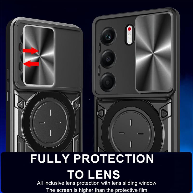 Броня Funda Магнитное кольцо Подставка Чехол Для Tecno Camon 40 Pro 4G 5G Противоударный Сдвижной Защита Камеры Чехол для телефона для Tecno Camon40