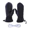 Warm Heated Gloves USB Charging Electric Heated Gloves Waterproof 3 Gear Temperature for Climbing Hiking Cycling