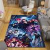 "Jujutsu Kaisen" Print Crystal Velvet Plush Rug AntiSlip Resistant Floor Carpet For Indoor Household Home Decoration