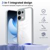 Чехол для Oppo Reno 13 CPH2689 Амортизирующий силиконовый бампер с воздушной подушкой Прозрачная матовая задняя крышка Жесткий чехол для телефона для Oppo Reno13 5G