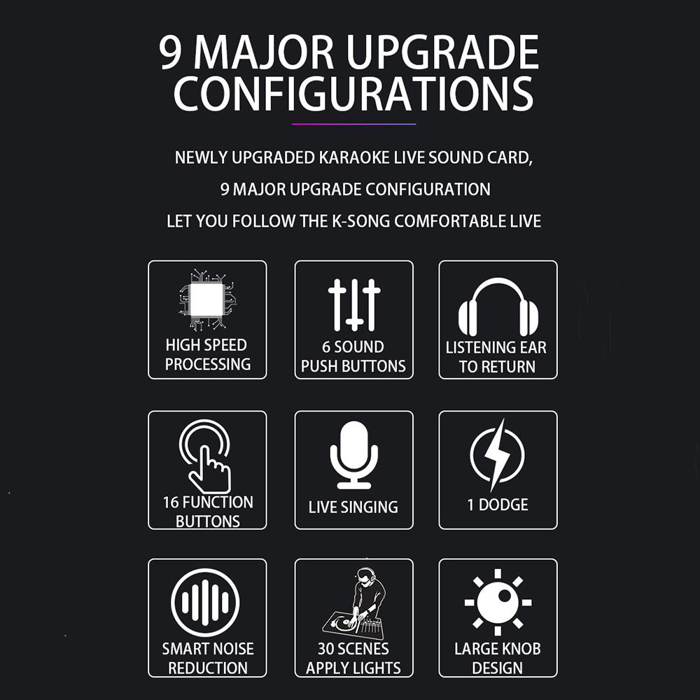 Мини о Микшер с Bluetooth, Набор звуковой карты, Микшерный пульт, усилитель, Студийный