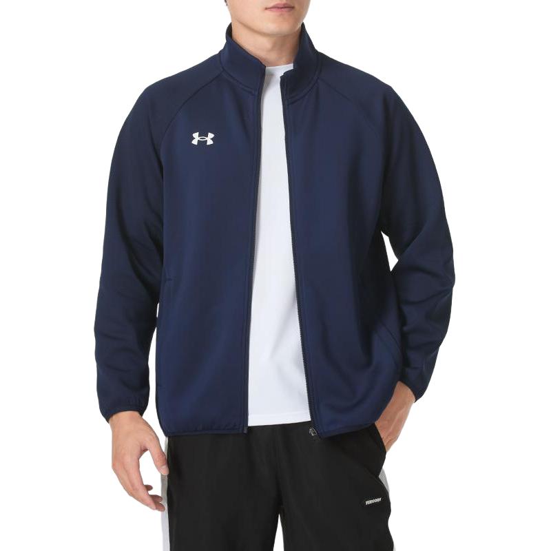 Under Armour Модная повседневная спортивная куртка на молнии унисекс-куртки синего цвета 24600406-409