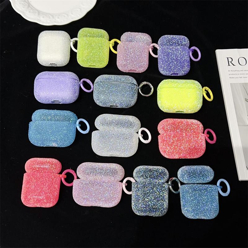 Для Airpods Pro 3/Pro 2/Pro/4/3/2 Чехол с блестящими стразами Bling Матовый Защитный Funda Airpods Сумка для Bluetooth-наушников