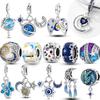 100% Настоящая Медь Звезда Солнце Луна Подвеска Шармы Бусины Ювелирные Изделия Подходят для Оригинального Браслета для Женщин DIY Подарок Вечеринка