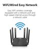 4G WiFi6 Wireless Router with Optional Battery, Foldable Antenna, 4 Network Ports, and Card Slot for Russia and Americas