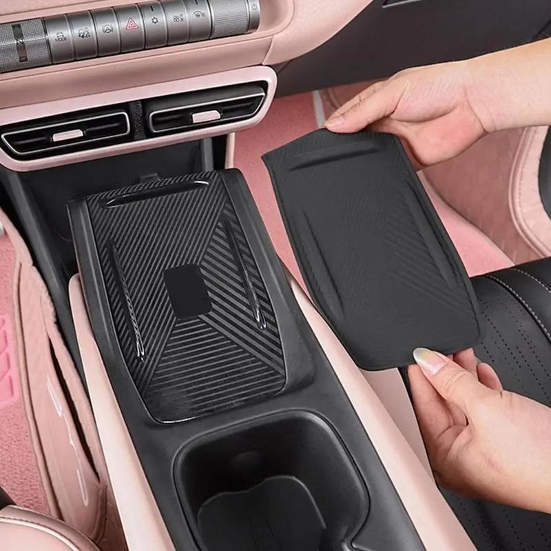 1 шт. Автомобильный органайзер для BYD Seagull 2025, Подстаканник, Органайзер для заднего экрана, Коврик для беспроводной зарядки, Задний подлокотник