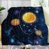Cosmic Star Pattern Digital Printing Flannel Blanket Printing Single Layer Flannel Blanket