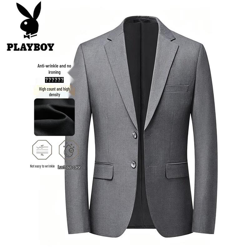 PLAYBOY Мужской повседневный деловой блейзер с защитой от складок