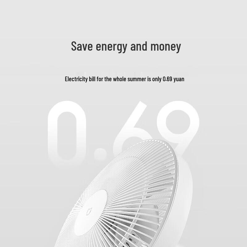 Умный напольный вентилятор Xiaomi с инвертором постоянного тока 1X Обновленная версия, китайская вилка (адаптер в комплекте)