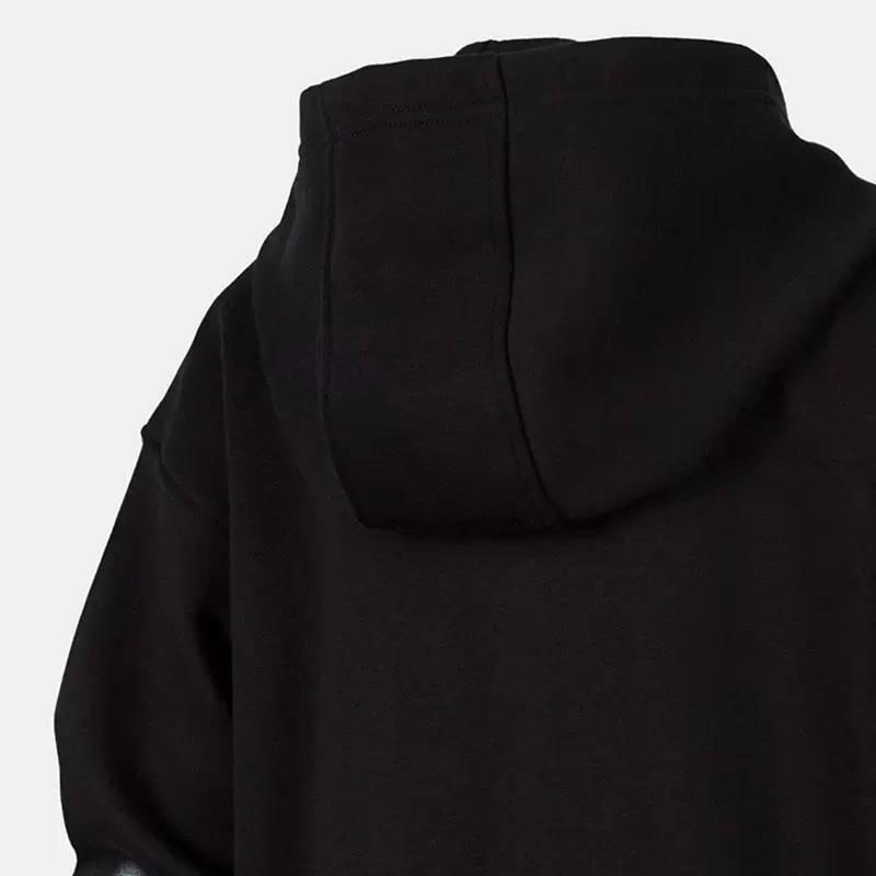 Nike Куртка с вышивкой Флис Повседневная Толстовка на молнии Детские куртки Черный FZ6562010
