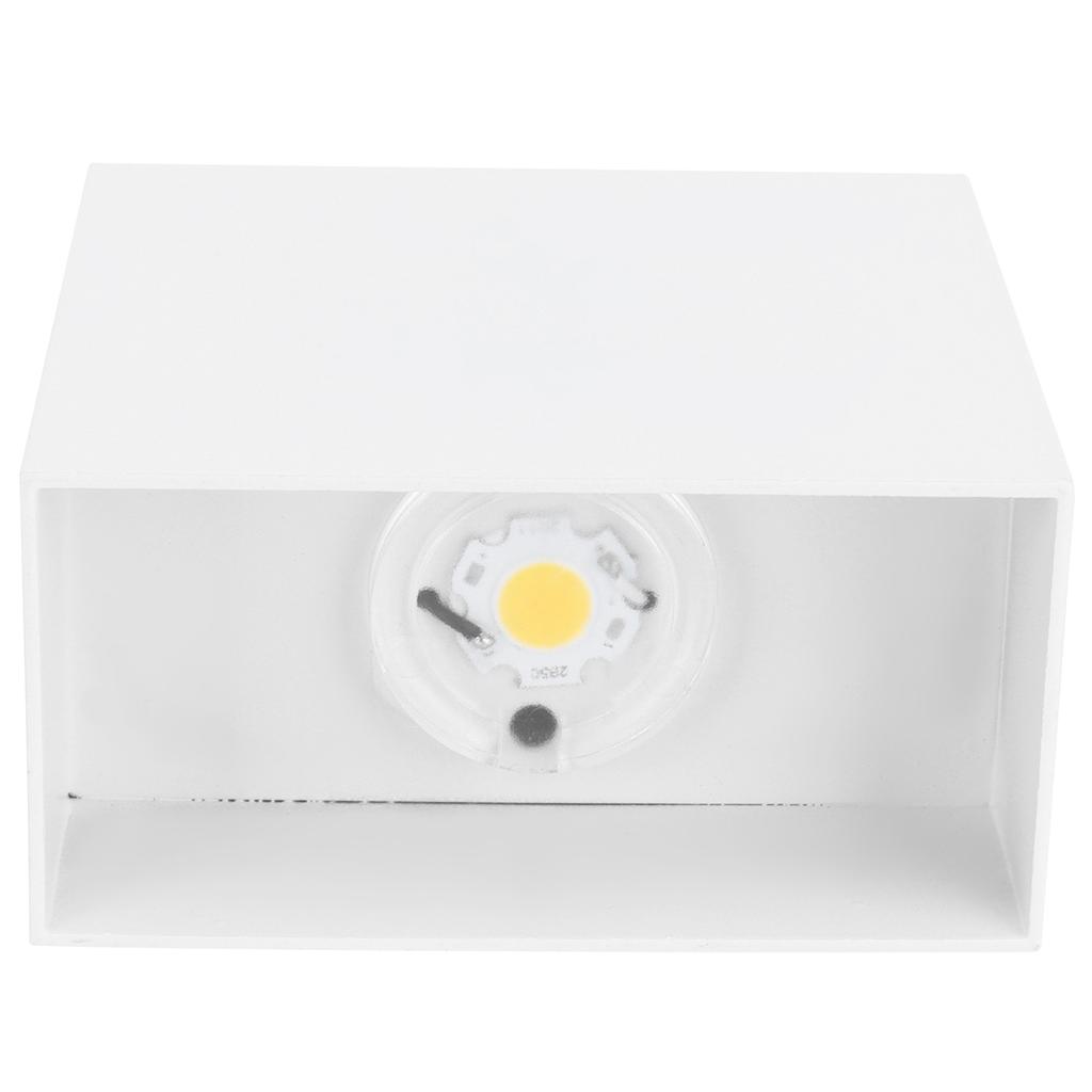 LED Wall Light 7W Indoor Square Lamp Bedroom Hallway Porch Balcony Decoration 100265V(White