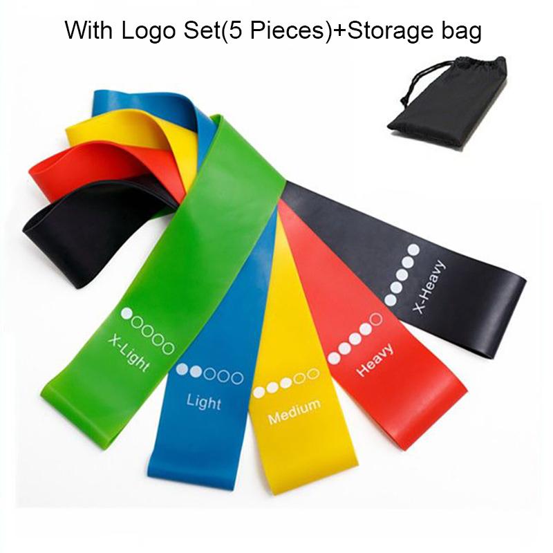 5-уровневые ленты сопротивления для йоги и фитнеса, силовые тренажеры для тренировок