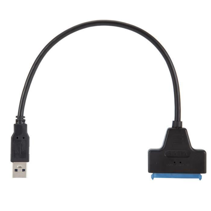 Adaptateur De Convertisseur USB 3.0 Vers SATA III 22 Broches Pour Ordinateur Portable