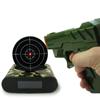 White Target and Gun Morning Alarm Clock