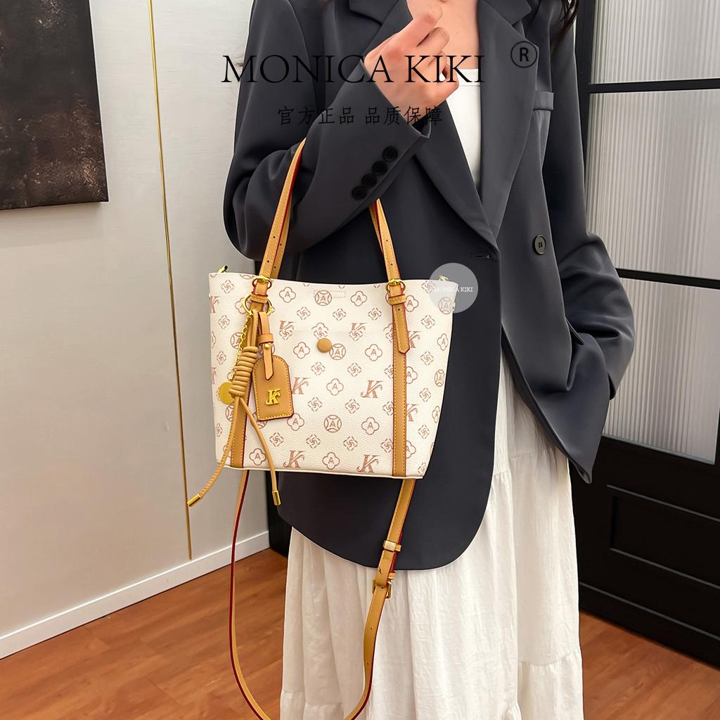 Моника Цици сумка через плечо с косым ремнем женская зарубежная универсальная многослойная портативная высококачественная текстурированная сумка большой вместимости модная