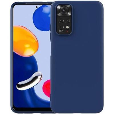Защитный чехол - Силиконовый - Redmi Note 11/11S - Ультратонкий - Гибкий - Темно-синий