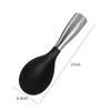 Non-Stick Stainless Steel Silicone Stand-up Spatula Rice Paddle Serving Spoons Rice Scooper