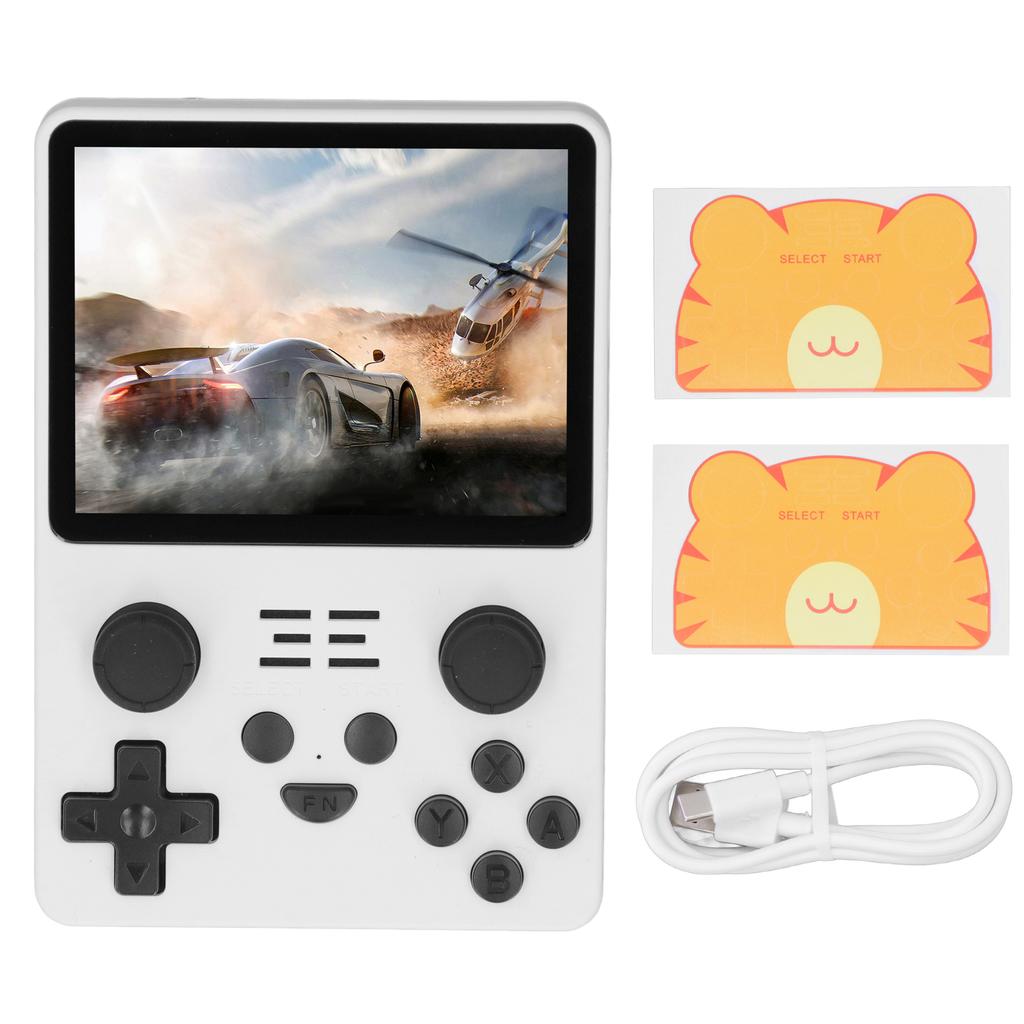 Портативная игровая консоль RGB20S, различные игры, экран 3,5 дюйма, игровая машина с высоким разрешением, черная