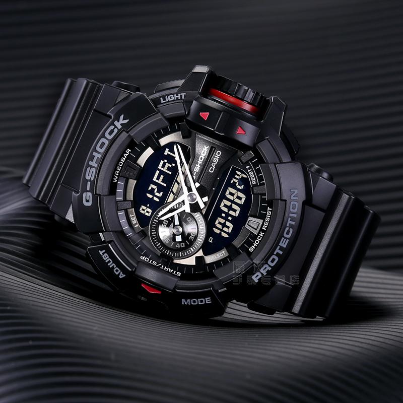 Casio Мужские часы G-SHOCK Черные GA-400-1B GA-400-1B