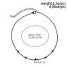 Ingemark Exquisite Elegant Black Crystal Chokers Necklace Women Minimalism Charm Clavicle Thin Chain 2026 New Year Jewelry Gifts