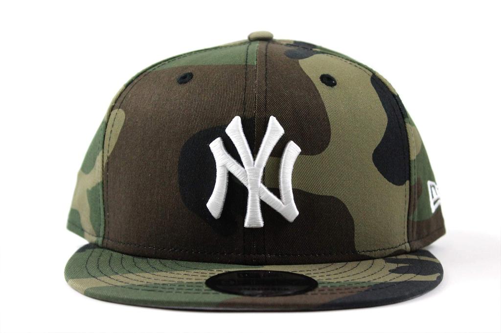[New Era] Yankees Snapback Cap 9FIFTY CAMOWHITE