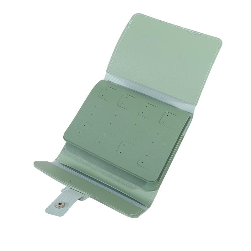 1 шт. Портативный дорожный органайзер для ювелирных изделий, складной чехол для колец и сережек, сумка для хранения в рулоне