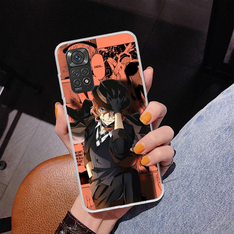 Чехол для телефона Bungo Stray Dogs Манга Для Xiaomi Redmi Note 15 14 13 12S 12 11 Pro Plus 14S 11S 11E 10 10S 11T 5G Персонализированный чехол