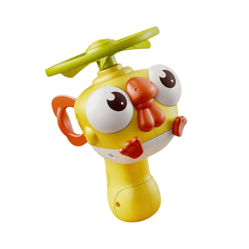 Hand-Pulled Bird launcher toy With Spinners Flying Saucer Parent-Child Interaction