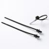 20pcs Fastening Zip Cable Ties Black Cable Ties Wrap Cable Thread Car Nylon Ties Nylon Cable Ties